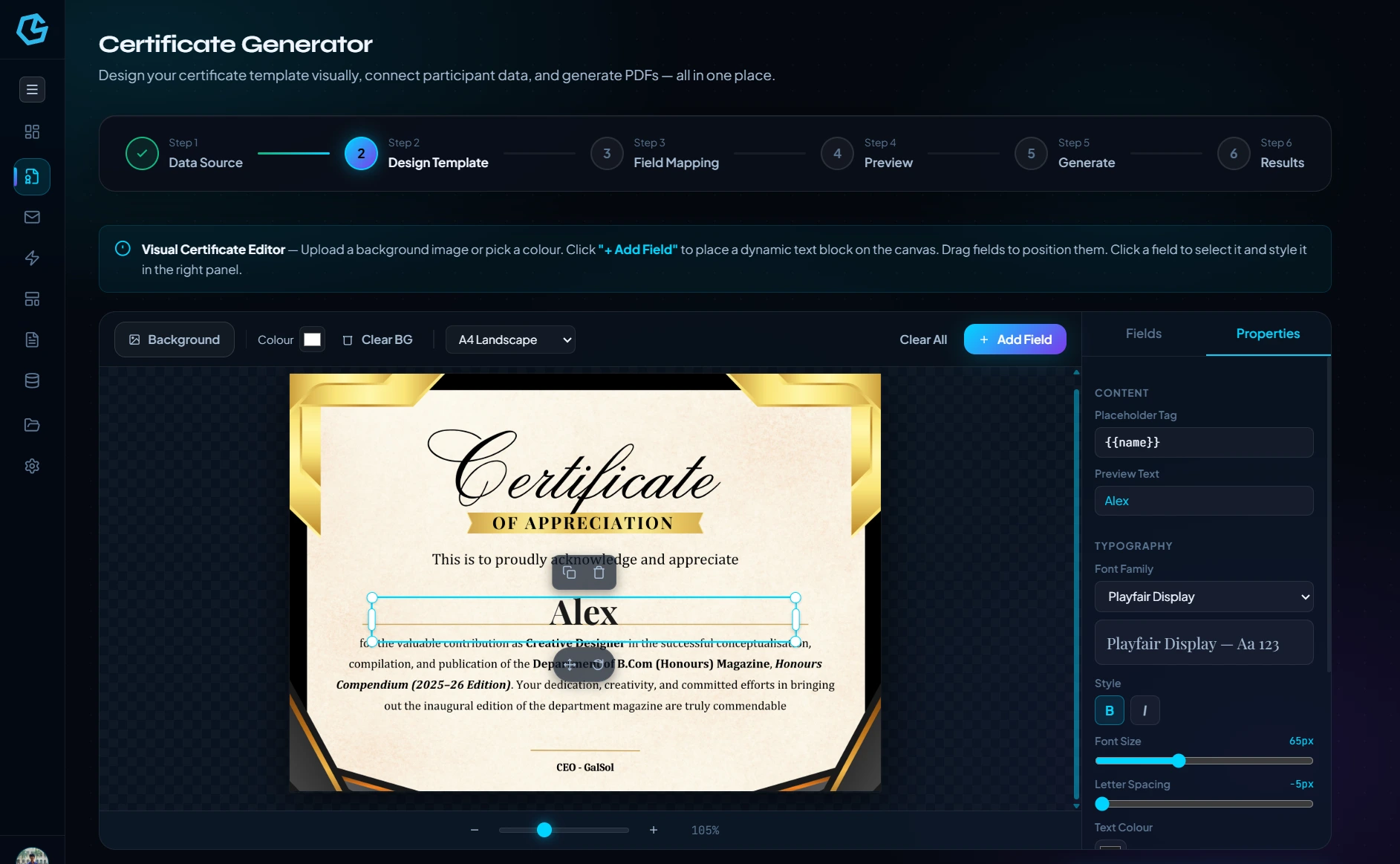 Bulk Certificates